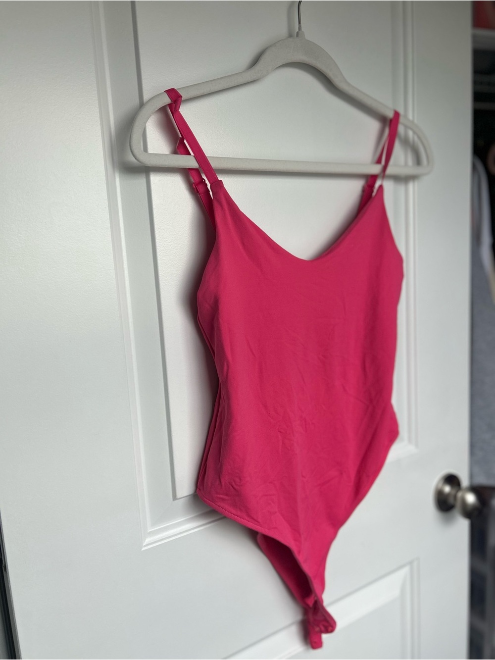 Zara Bright Pink Bodysuit with Adjustable Straps